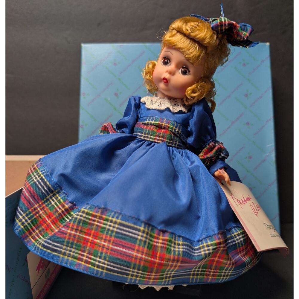 Vtg Madame Alexander Amy Doll 8” Little Women 14398 USA 90s Collector Beautiful